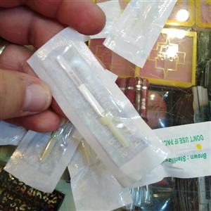 سوزن تاتو موزاییک 5 سر فلت اصلی بلیدینگ هاشور فیبرز 