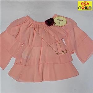شومیز دخترانه  حریر سایز 45 و 55 سنین 4 تا 9 سال