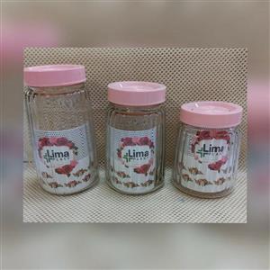 بانکه های شیشه ای لیما در ۳ سایز