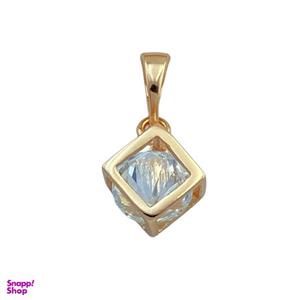 آویز گردنبند زنانه ژوپینگ مدل تک نگین مکعب کد N4167