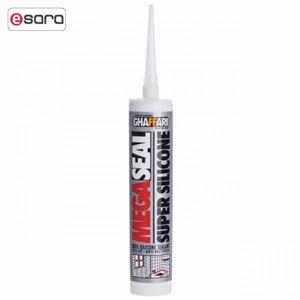 چسب درزگیر سیلیکونی غفاری مدل Super Silicone مشکی 310 میلی