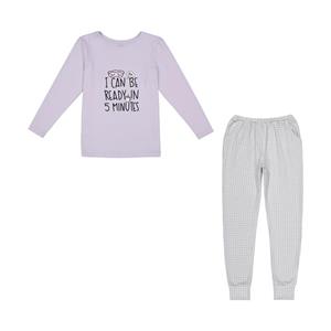 ست تی شرت آستین بلند و شلوار دخترانه ناربن مدل 1521418-60 Narbon Long Sleeve T-Shirt And Pants Set For Girls 