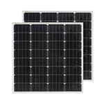 پنل خورشیدی تیسو مدل TM100W-18v ظرفیت 100وات مجموعه 2 عددی