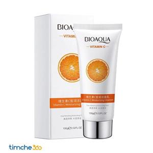 فوم پاک کننده صورت بایو آکوا مدل ویتامین سی حجم 100 میلی لیتر