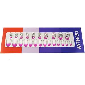 ناخن مصنوعی لمون مدل fd24 مجموعه 24 عددی