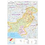 نقشه انتشارات گیتاشناسی نوین مدل راههای کشور پاکستان