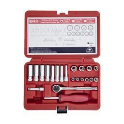 مجموعه 21 عددی آچار بکس جنیوس تولز مدل GS-221M درایو 1/4 اینچ