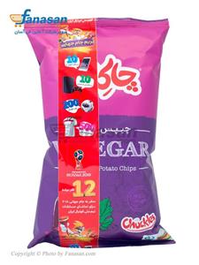 چیپس سرکه ای چاکلز مقدار 73 گرم Chuckles Vinegar Flavoured Potato Chips 73 Gr