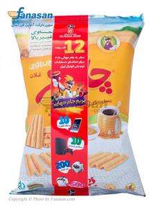 چیپس غلات با طعم عسل و خردل چاکلز مقدار 85 گرم Chuckles Cereal Chips With Flavor of Honey And Mustard 85gr 