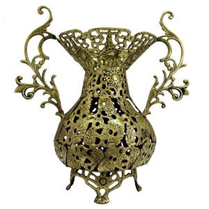 گلدان برنجی مدل تپل کد S-4165