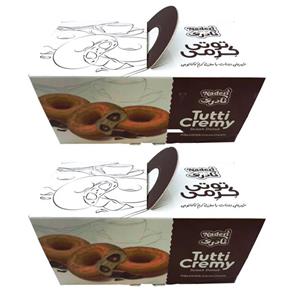 دونات با مغزی کرم کاکائویی نادری -60 گرم بسته 10 عددی
