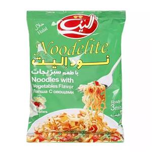 نودل با طعم سبزیجات الیت - 75 گرم بسته 6 عددی