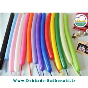 بادکنک ماری و تلمبه سورتک مدل پاستیلی پلاس کد STM37 بسته 50 عددی