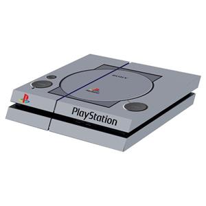 برچسب افقی پلی استیشن  4 فت  گراسیپا طرح PS1 Grasipa PS1 PlayStation 4 Fat  Horizontal Cover