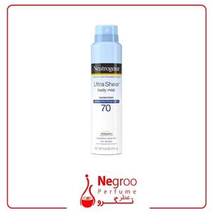 اسپری ضد آفتاب نوتروژینا مدل Ultra Sheer 70 حجم 141 میلی لیتر
