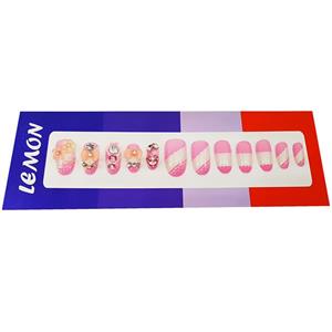 ناخن مصنوعی لمون مدل doll12 مجموعه 12 عددی