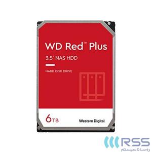 Western Digital 6TB WD Red Plus NAS Internal Hard Drive HDD - 5400 RPM SATA 6 Gb/s CMR 256 MB Cache 3.534 -WD60EFPX - ارسال 10 الی 15 روز کاری