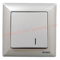 کلید تبدیل ایران الکتریک مدل الیزه نقره ای