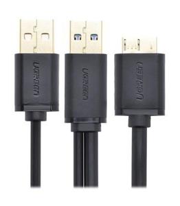 کابل Micro USB 3.0 همراه پورت تقویت کننده USB 2.0 (هارد) یوگرین US140