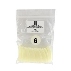 تیپ کاشت ناخن پرولایز شماره p60 - 6 بسته 50 عددی
