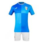 ست تی شرت آستین کوتاه و شلوارک ورزشی مردانه مدل تیم ملی ایتالیا 2022