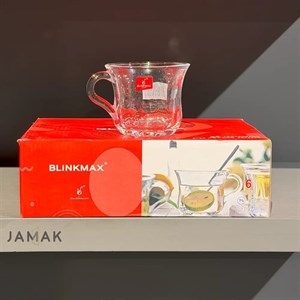 فنجان بلینک مکس مدل 60 لب طلایی بسته 6 عددی