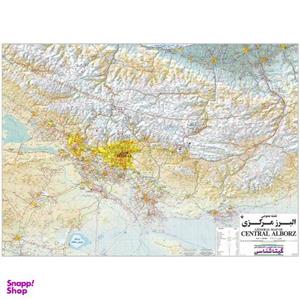 نقشه گیتاشناسی مدل راهنمای صعود به قله های البرز مرکزی کد 321