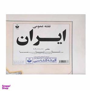 نقشه انتشارات گیتاشناسی نوین مدل نقشه عمومی ایران کد 485