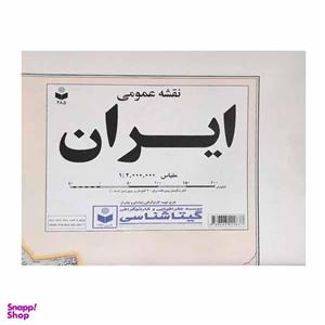 نقشه انتشارات گیتاشناسی نوین مدل نقشه عمومی ایران کد 485