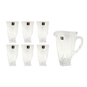 ست پارچ و لیوان 7 پارچه ام آر اس مدل توئیست