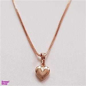 گردنبند زنانه ژوپینگ مدل قلب آینه ای کد 13611