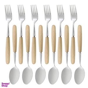 ست قاشق چنگال 12 پارچه مدل BO43