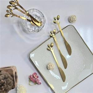 کارد صبحانه خوری مدل برگ کد 200 بسته 6 عددی -