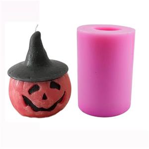 قالب شمع مدل کدو هالوین کلاه دار -
