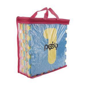 کفپوش تاتامی بافوم مدل اعداد لاتین سایز 33×33 سانتی‌متر مجموعه 10 عددی