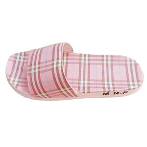 دمپایی دخترانه مدل چهارخانه