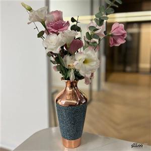 گلدان فیروزه کوبی آقاجانی کد 25 -