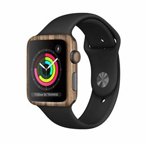 برچسب ماهوت طرح Light Walnut Wood مناسب برای اپل واچ Watch 3 42mm MAHOOT Cover Sticker for Apple 