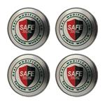 درپوش رینگ خودرو آراکس یدک مدل AY-3121 طرح safe racing بسته 4 عددی