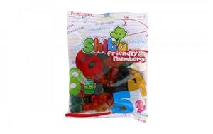 پاستیل میوه ای شیبا مدل Friendly Numbers مقدار 180 گرم Shiba Friendly Numbers fruit Jelly Gum 180gr