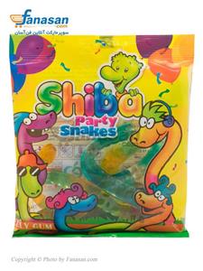 پاستیل میوه ای شیبا مدل Party Snakes مقدار 90 گرم Shiba fruit Jelly Gum 90gr 