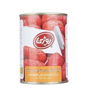 کنسرو گوجه فرنگی پوست کنده روژین تاک مقدار 380 گرم