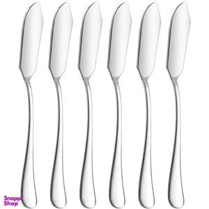 کارد صبحانه خوری طرح چوبی بسته 6 عددی