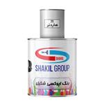 رنگ اپوکسی مشکی براق شکیل کد SH-BLK وزن 1.2 کیلوگرم به همراه هاردنر