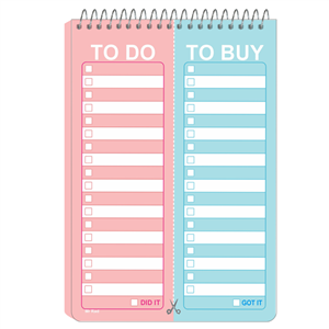 دفترچه یادداشت مستر راد مدل to do list پاستل کد fiory 1767