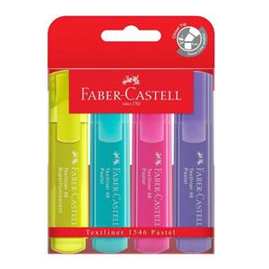 ماژیک علامت گذار فابر کاستل مدل superfluorescent بسته 4 عددی