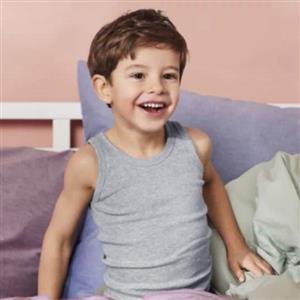 زیرپوش رکابی پسرانه پنبینه مدل صادراتی مجموعه 2 عددی