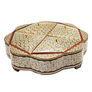 شکلات خوری خاتم کاری مدل 4 درب کد 4d28 -