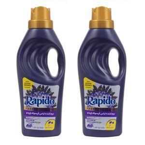نرم کننده حوله و لباس راپیدو مدل کپسوله بابونه و لاوندر حجم 1000 میلی لیتر مجموعه 2 عددی