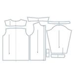 الگو آماده خیاطی پیراهن مردانه سایز S تا 2XL مدل کلاسیک متد تجاری